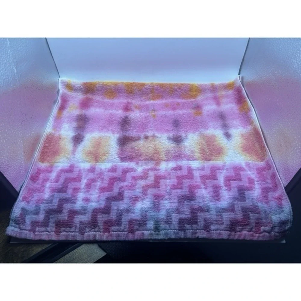 2-PC Hand Tie Dye Upcycled‎ Hand Towel & Wash Cloth